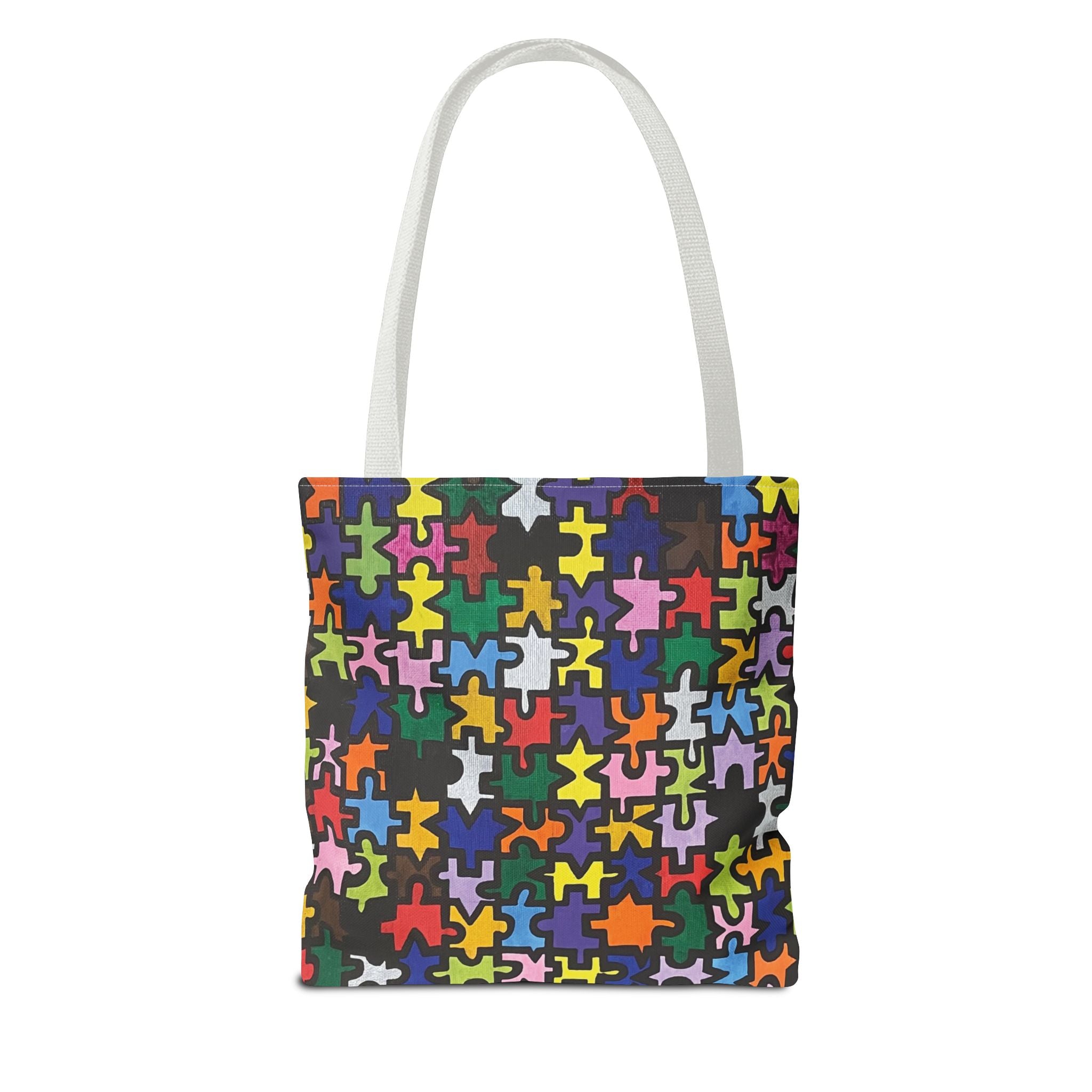 Puzzle Piece Painting All-Over Print Tote Bag - FMLxArt Store