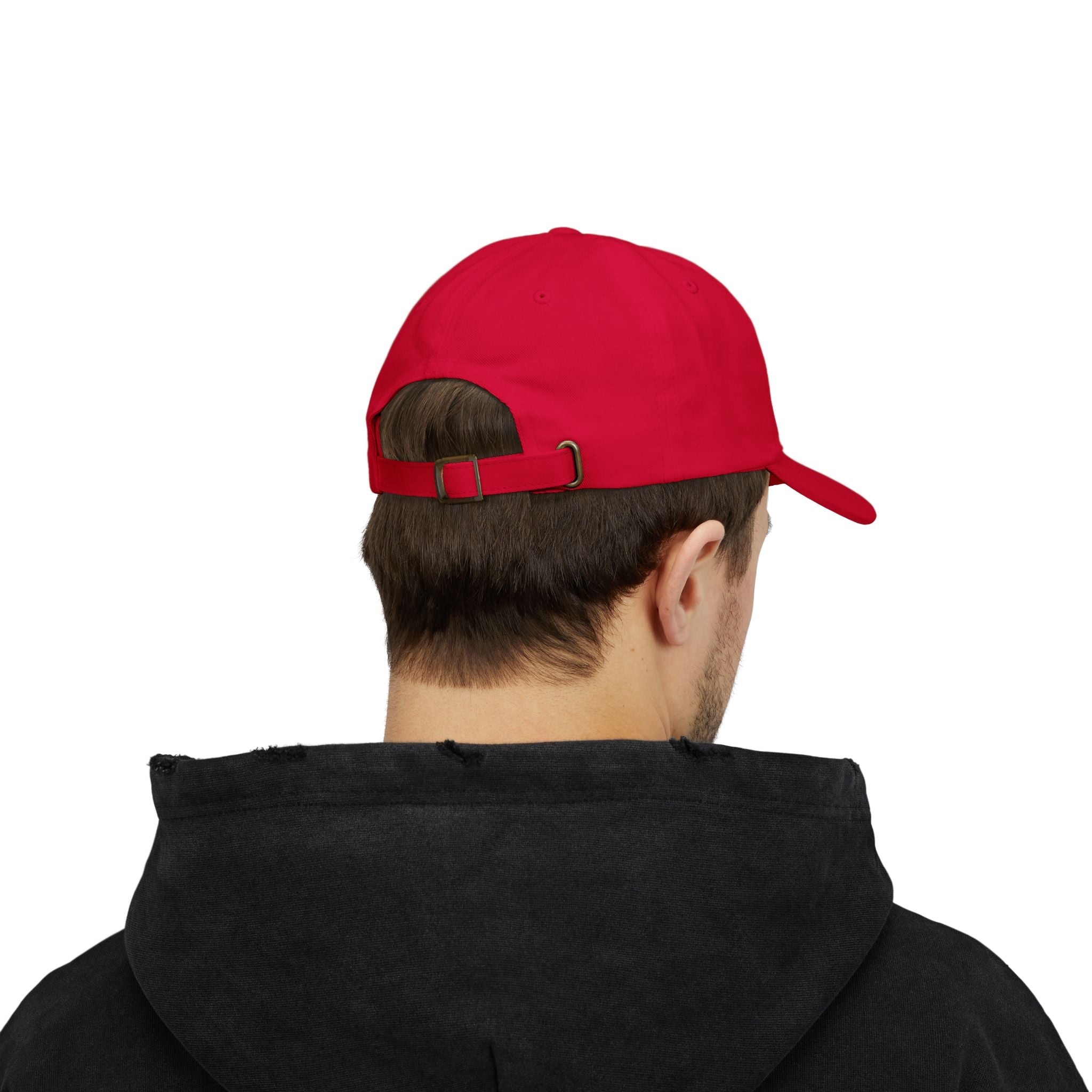 Red Ski Mask "Grit Boy" Dad Hat — Classic Embroidered Dad Hat - FMLxArt Store