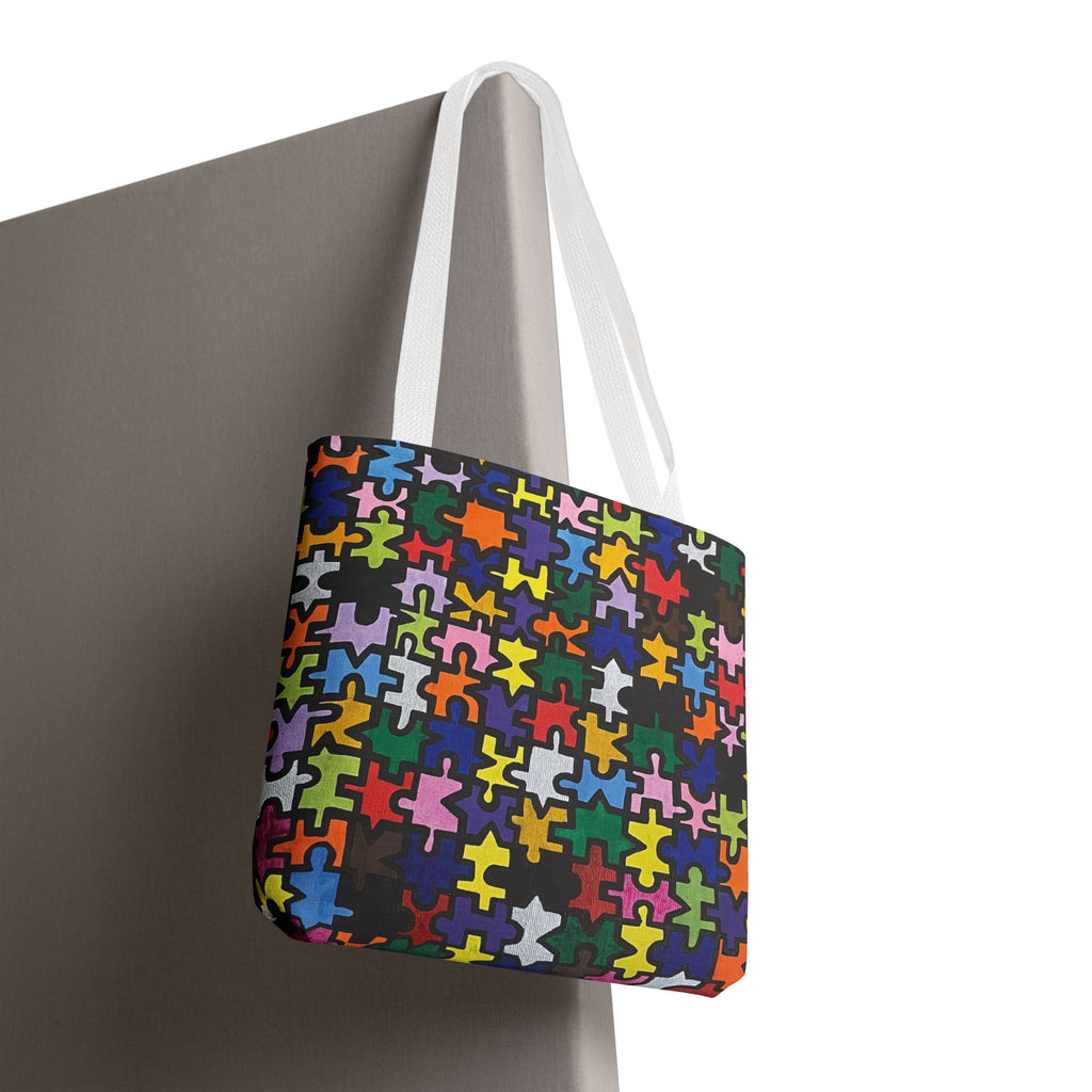 Puzzle Piece Painting All-Over Print Tote Bag - FMLxArt Store