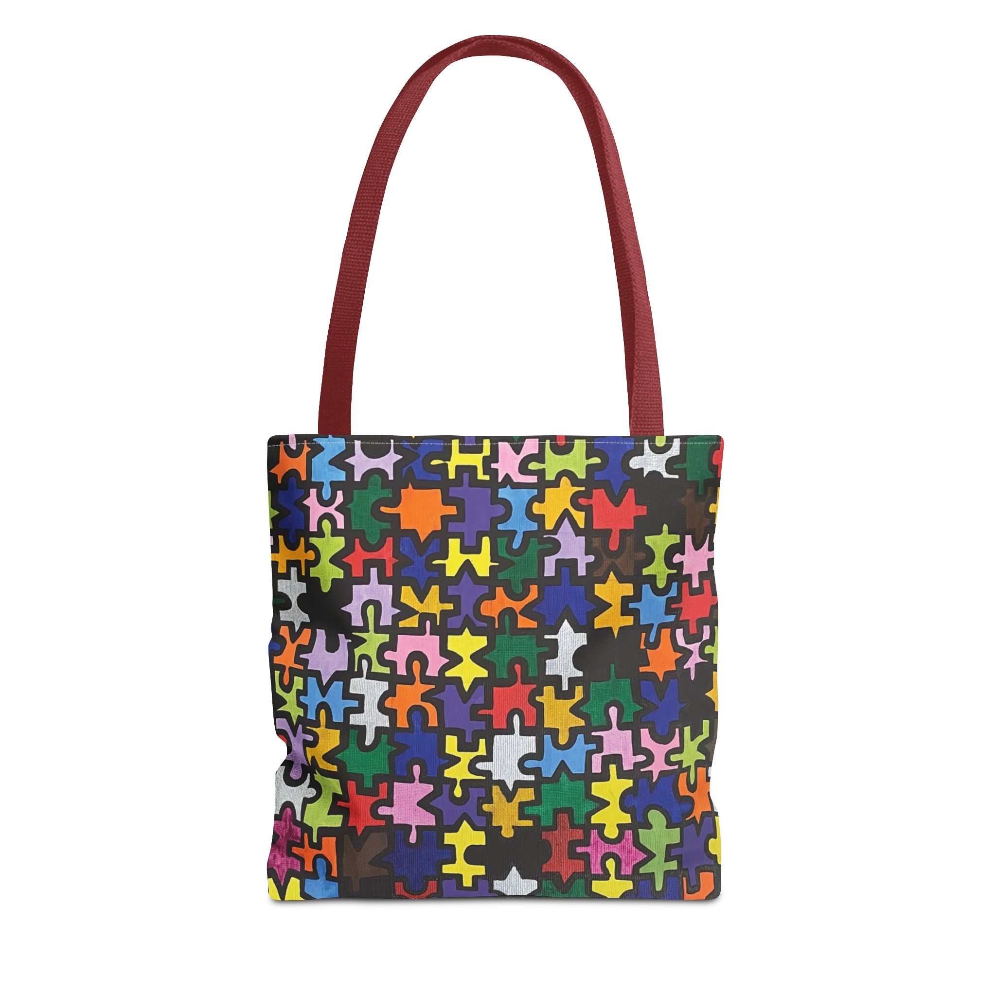 Puzzle Piece Painting All-Over Print Tote Bag - FMLxArt Store