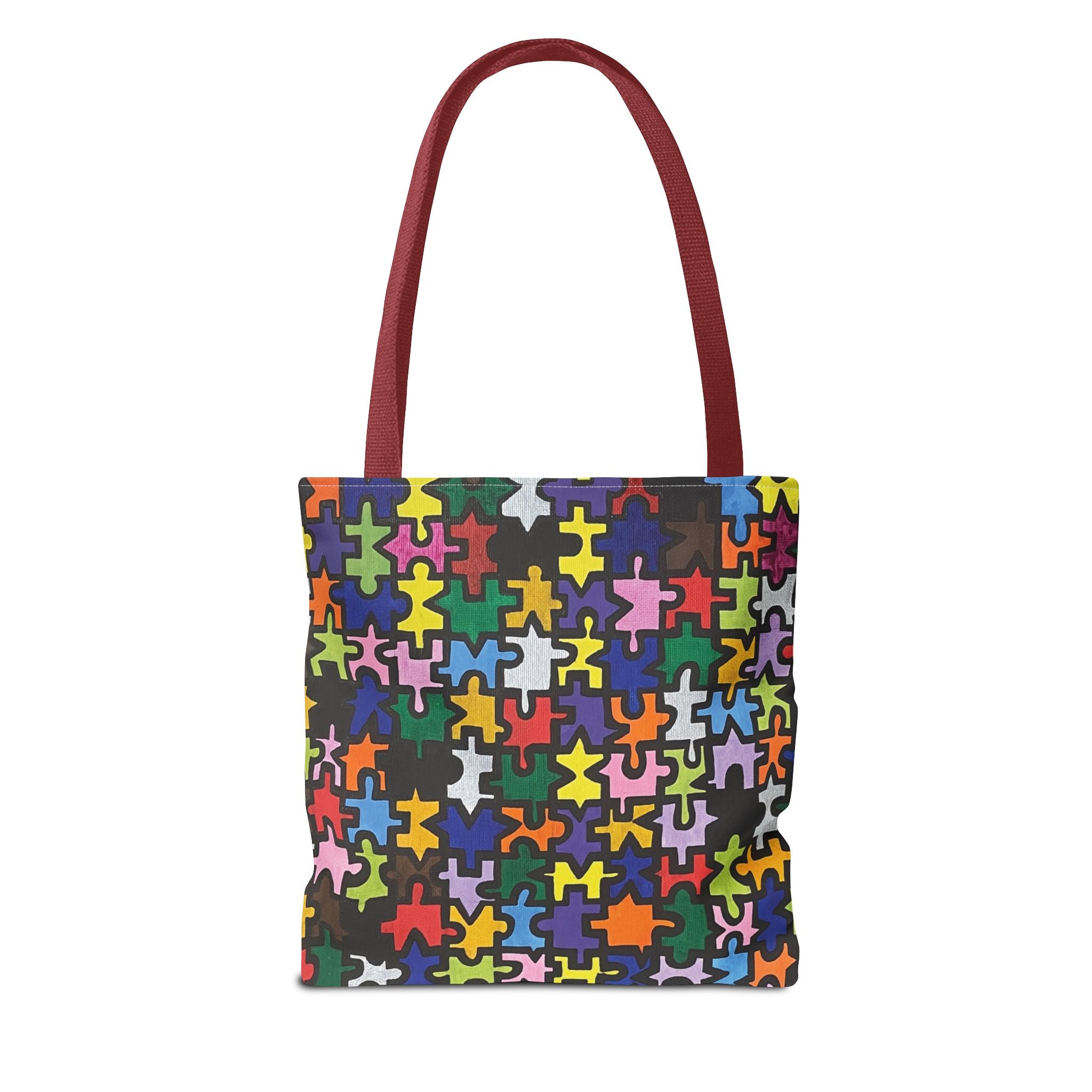 Puzzle Piece Painting All-Over Print Tote Bag - FMLxArt Store